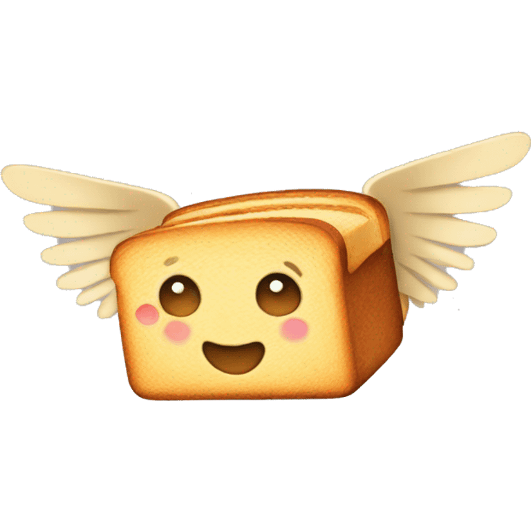 a flying toaster with wings emoji