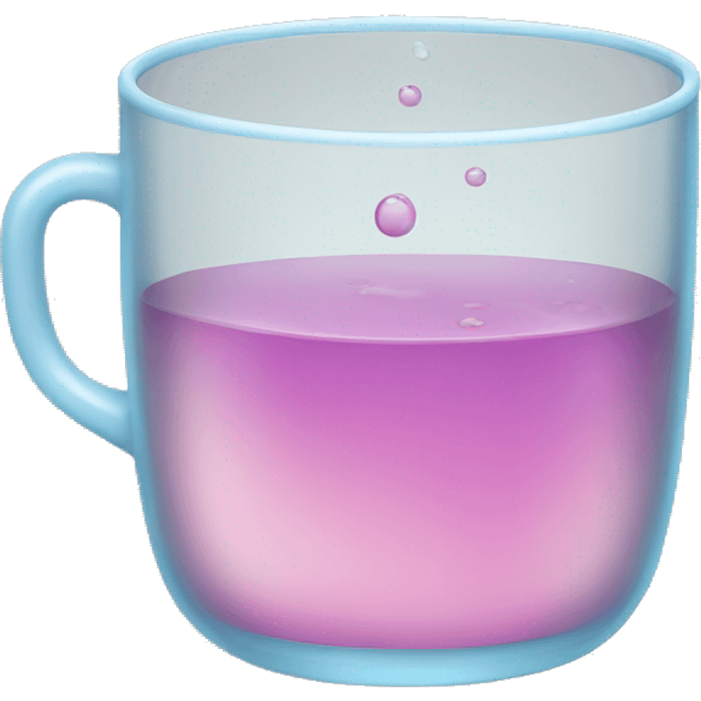 hot clear water in cup emoji