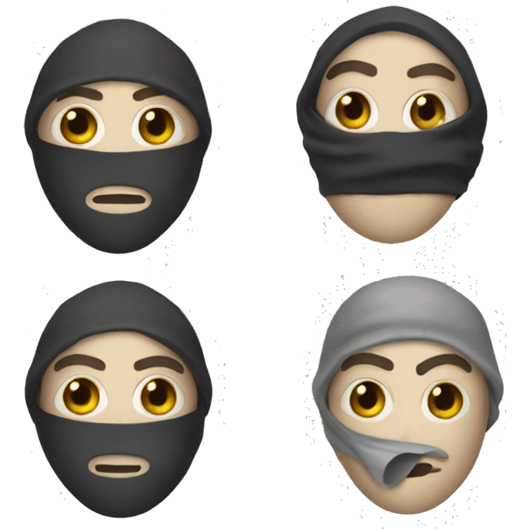 Robber mask emoji