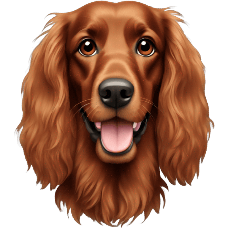 irish setter  emoji