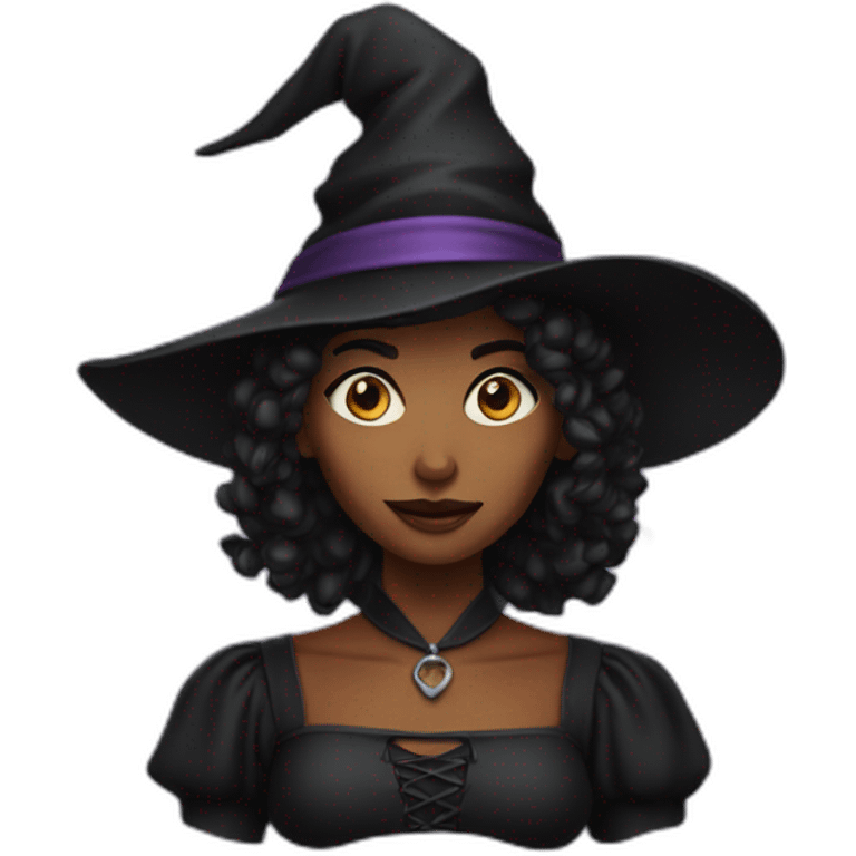 Witch black emoji