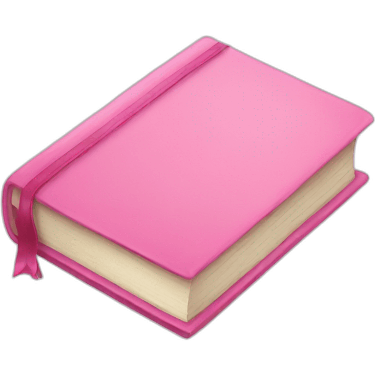 pink book emoji