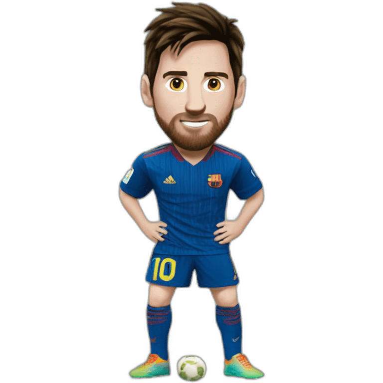 Messi en voleur emoji