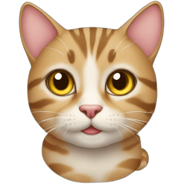 Cute tabby cat emoji