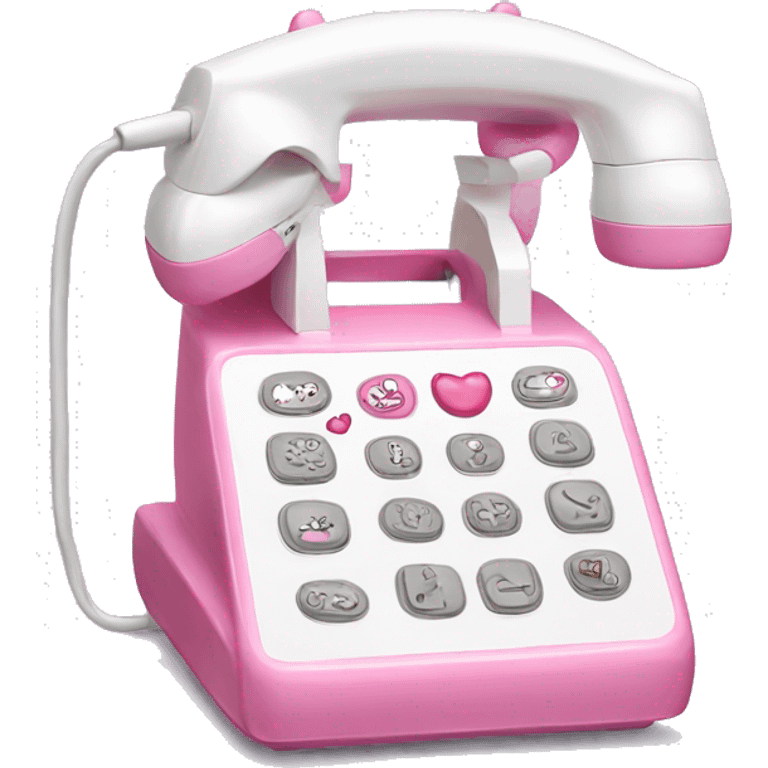 Hello kitty phone  emoji