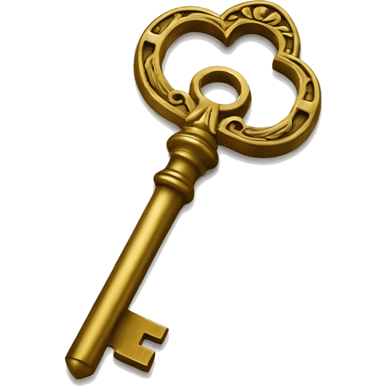 🗝️ Antique key but gold emoji