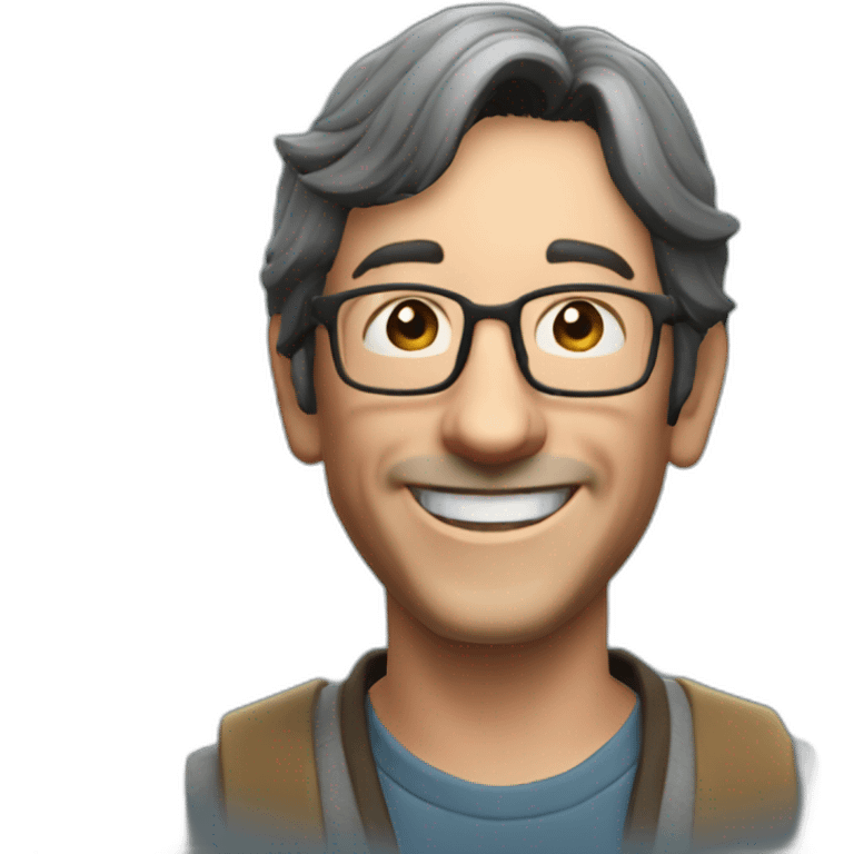 Will Wright (game designer the sims ) smiling emoji