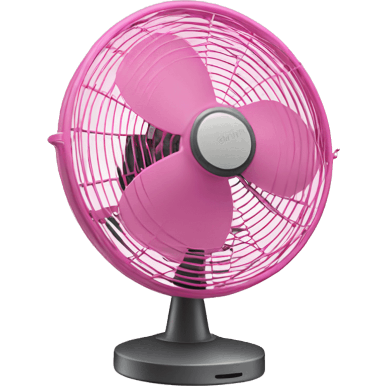 Ventilador rosa emoji