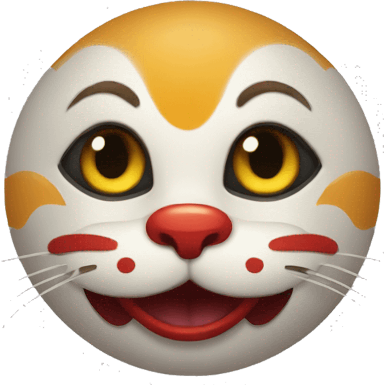 Gato payaso luna  emoji