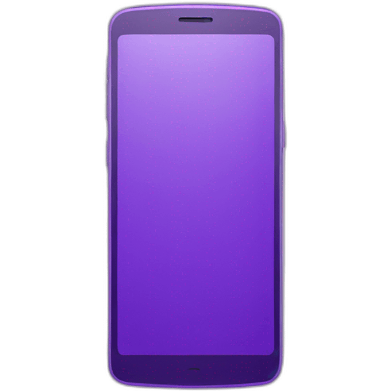 smartphone purple emoji