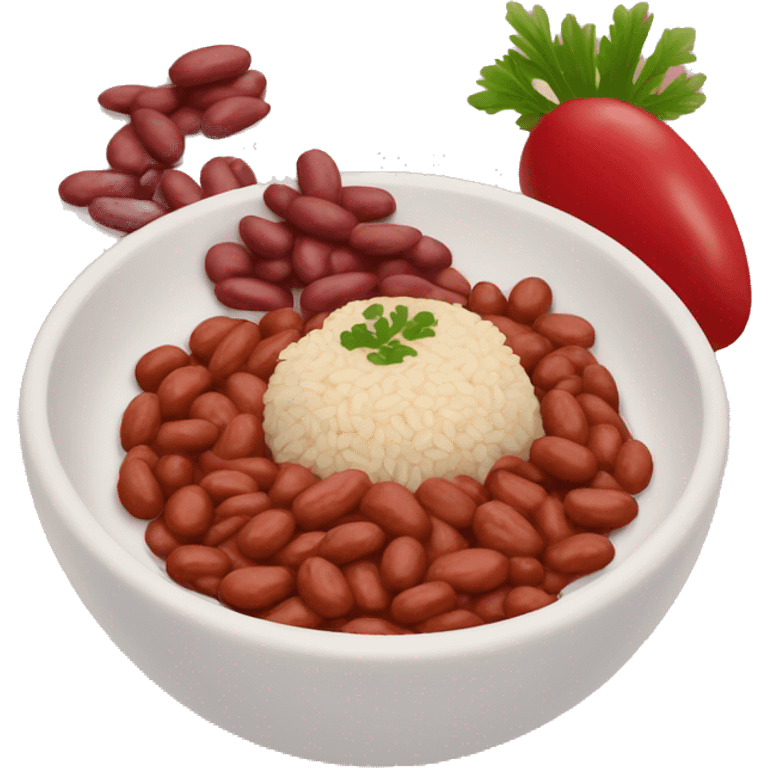 Red Beans and Rice with Chicken emoji