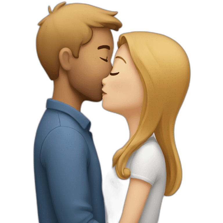 Couples kissing  emoji