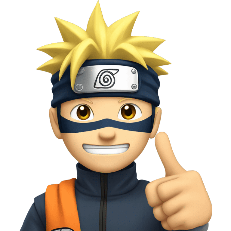 Naruto giving a thumbs up emoji