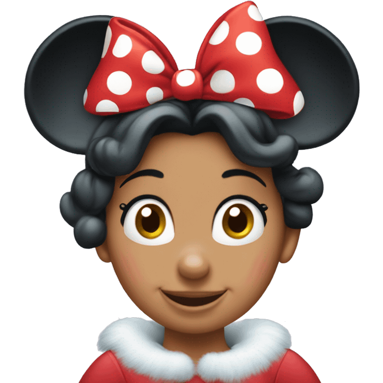 Minnie Mouse christmas  emoji