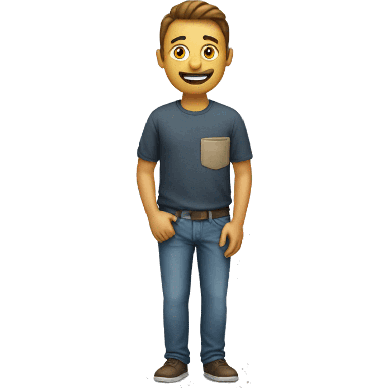 man with label ssi in pocket emoji