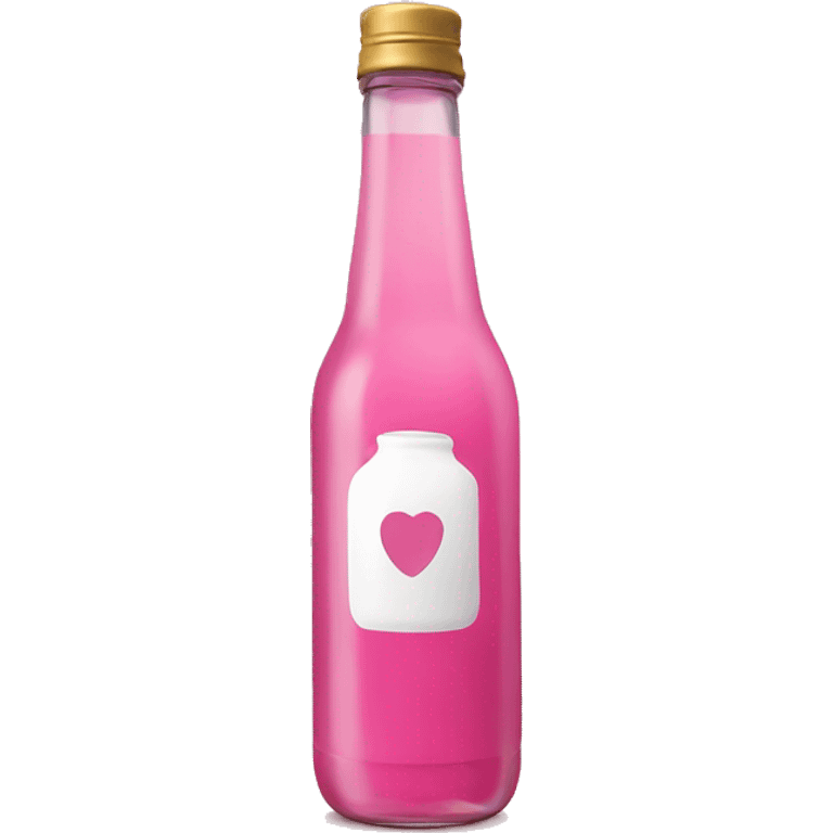 Pink Whitney bottle emoji