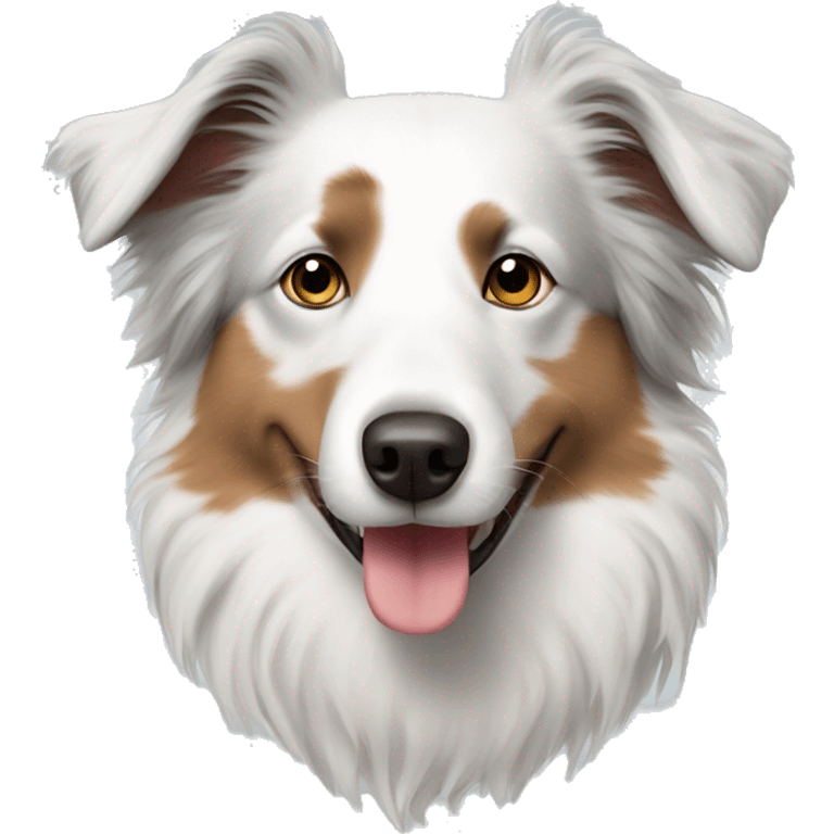 white australian shepherd emoji