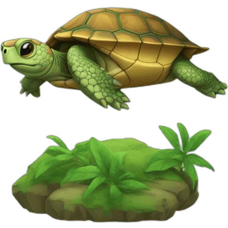 Tortues vomis emoji