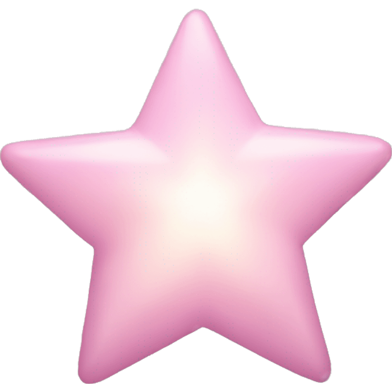 light pink star  emoji