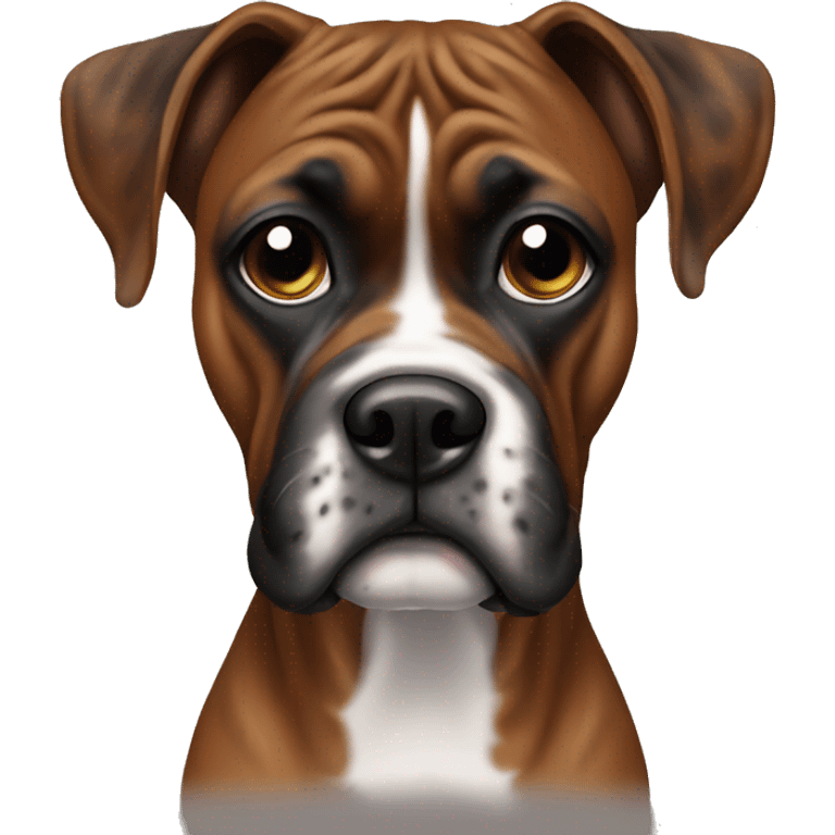 Brindle boxer emoji