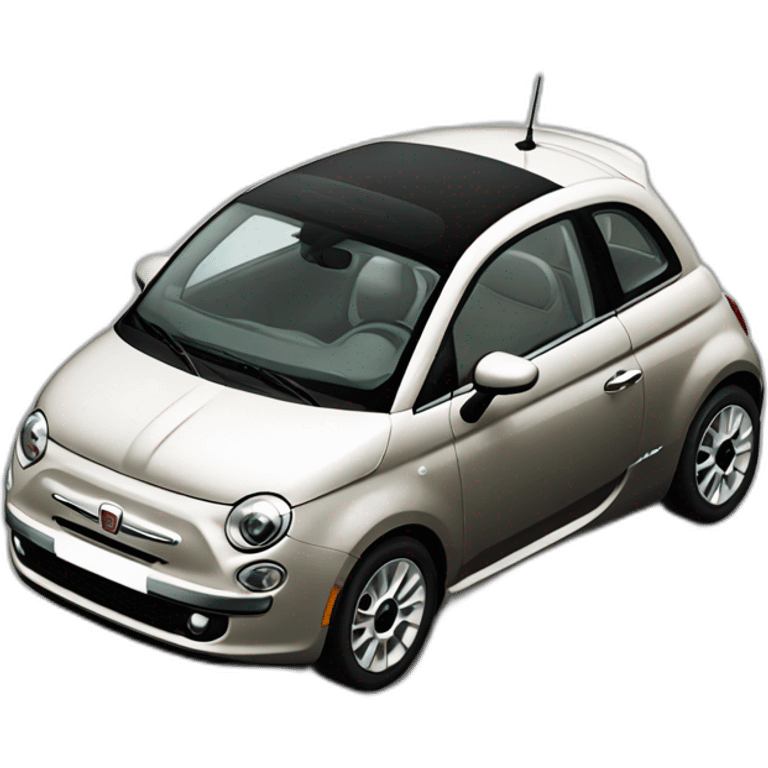 black 2010’s fiat 500 emoji