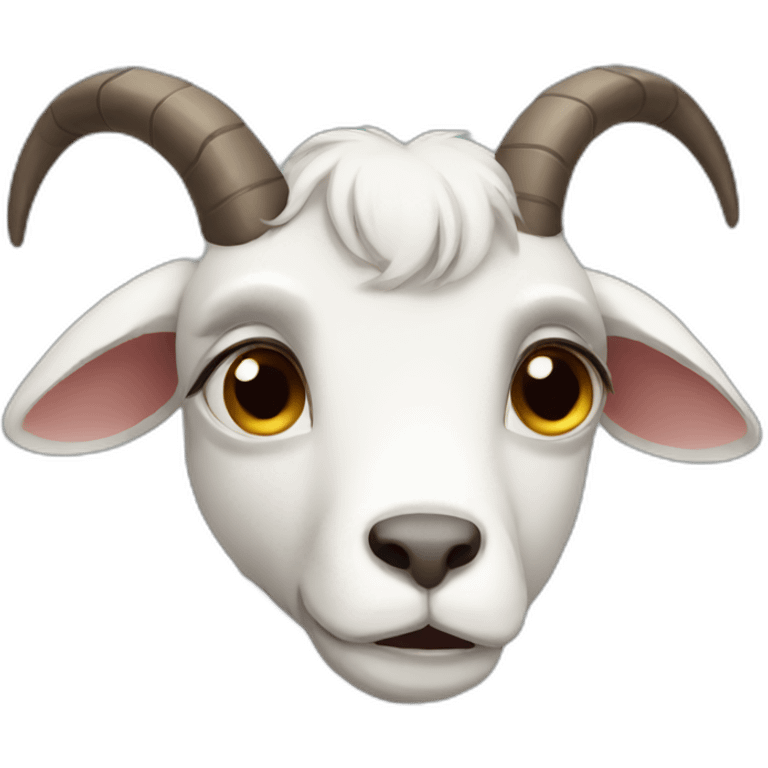 Sad goat emoji