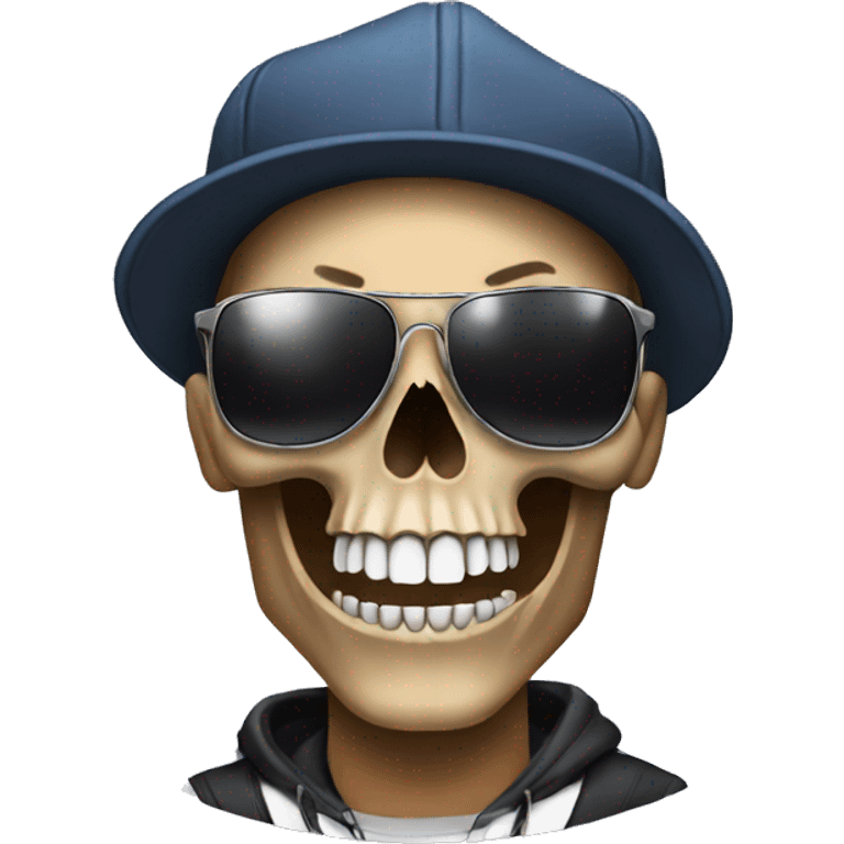 Skull rapper emoji