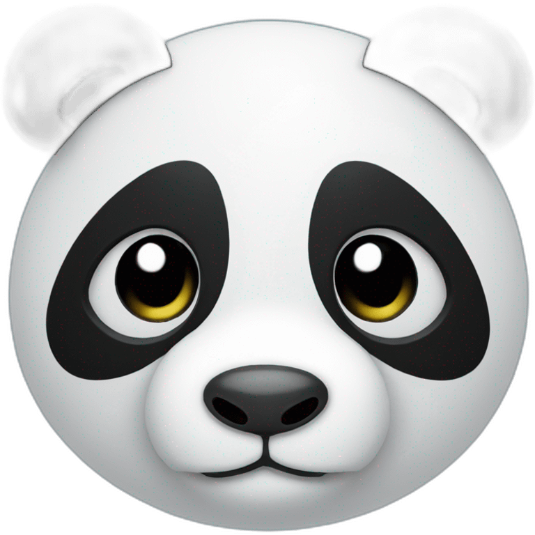 Mini panda toy emoji