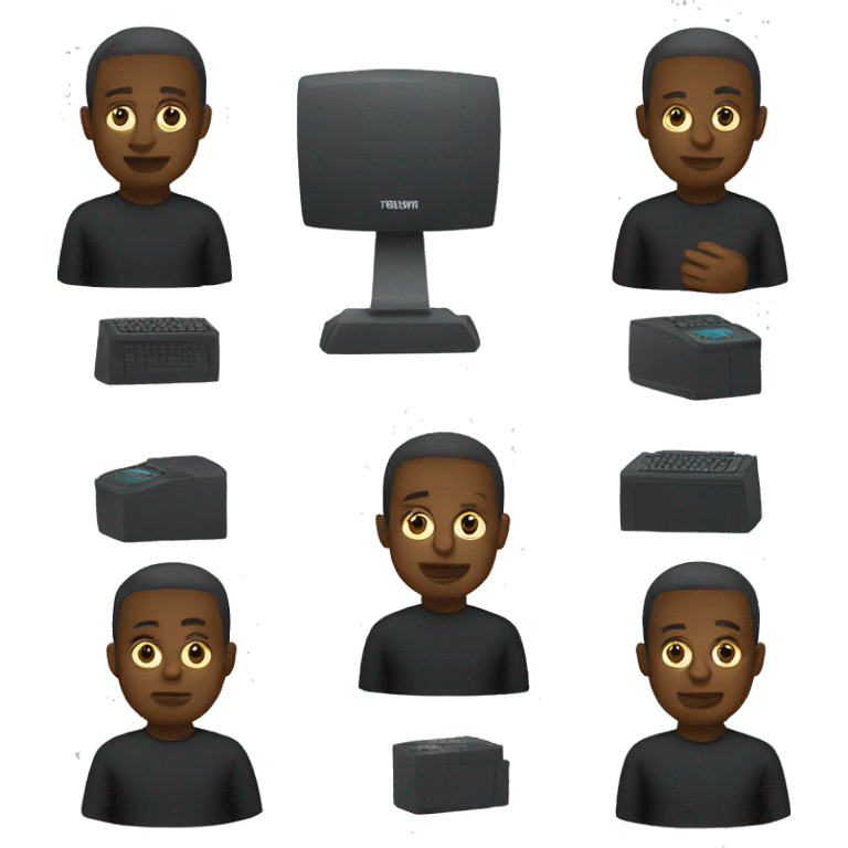 Black Pool computer emoji