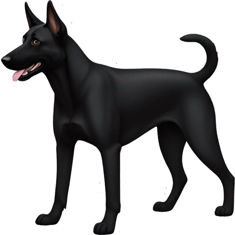 Black belgian malinois emoji