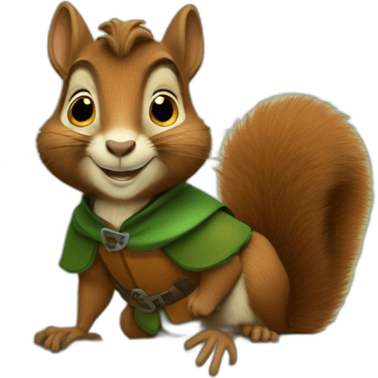 robin hood squirrel emoji