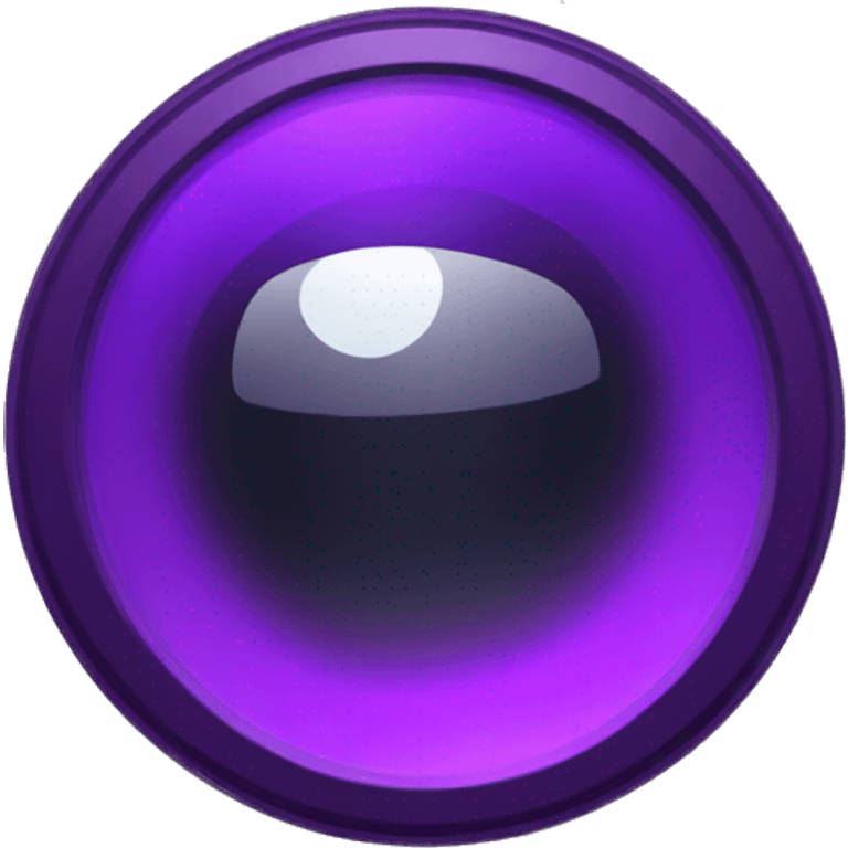 Purple search lens emoji