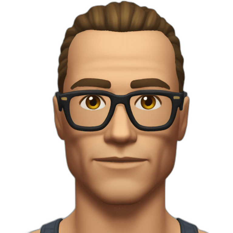 Sims4-jean-claude-vandamme+kick --no glasses emoji