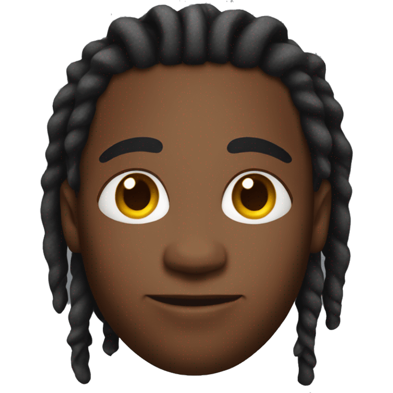 Black guy with dreads  emoji