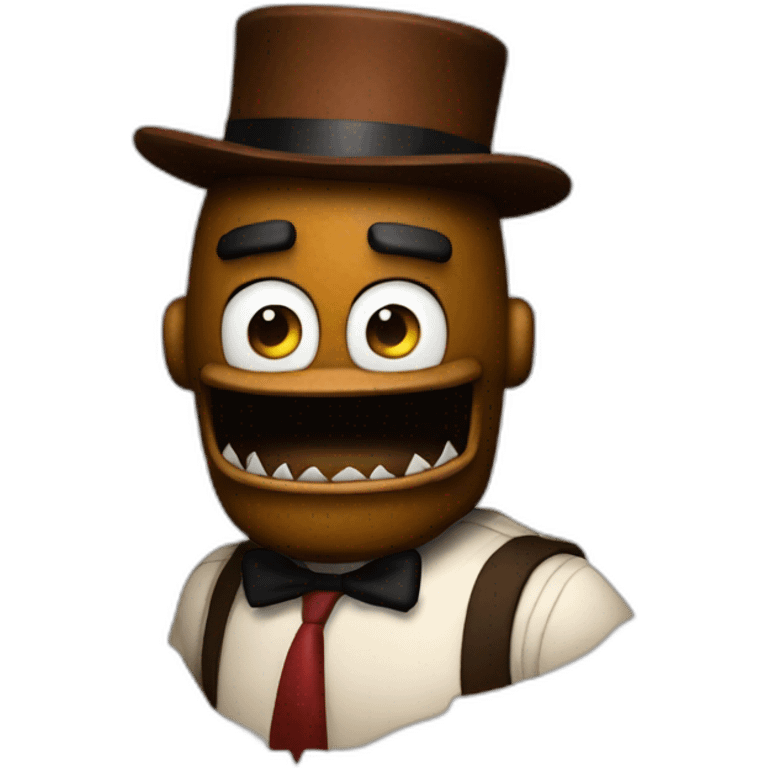 Freddy from Five nights at freddy's emoji