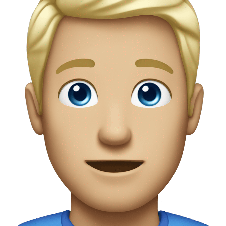 older male blond hair blue eyes  emoji