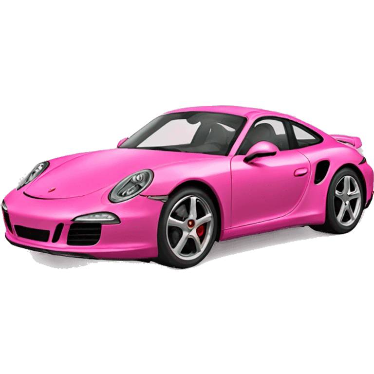 Pink porche emoji