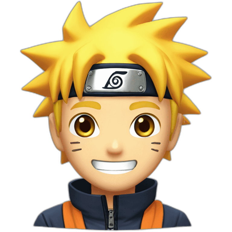 Naruto uzumaki happy emoji