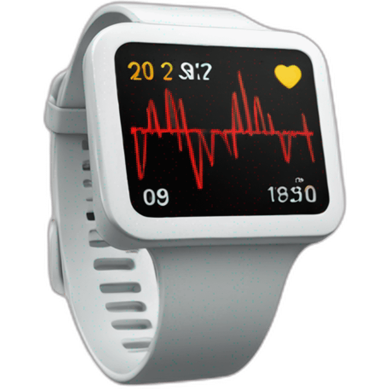 heart rate monitor emoji