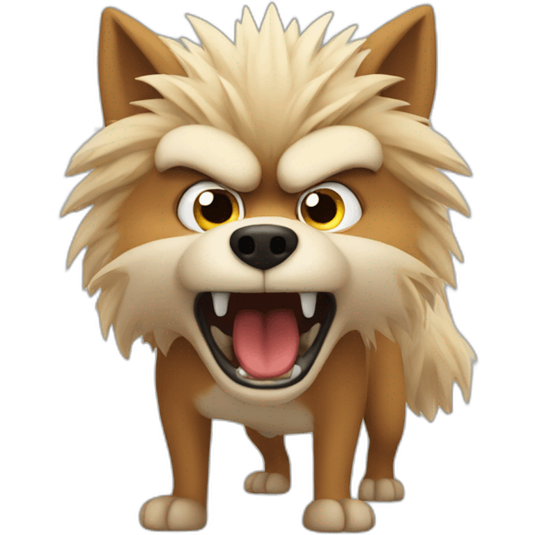 angry hedgedog emoji