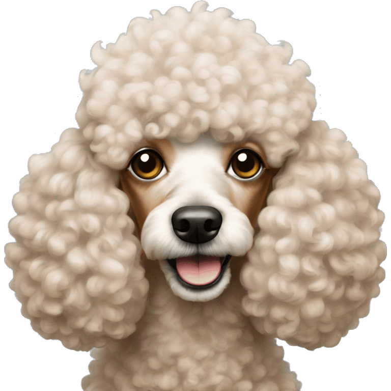 Abricot poodle  emoji