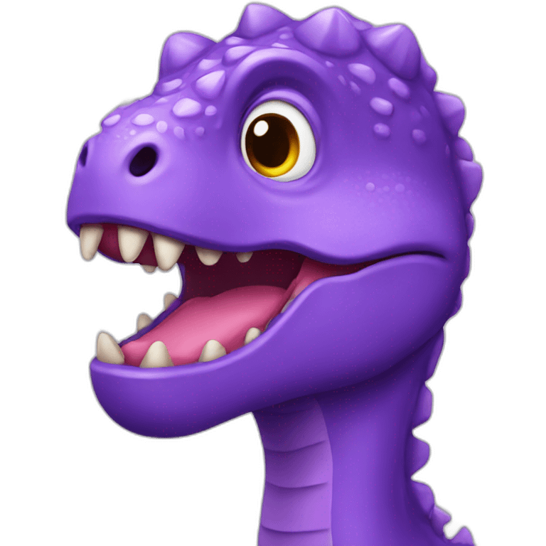 purple dinosaur emoji