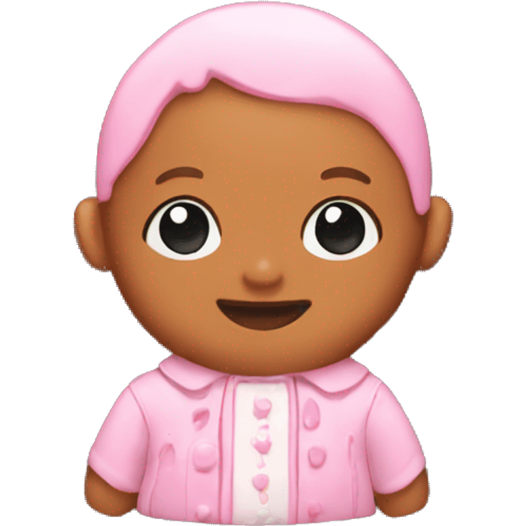 baby pink gingerbread emoji