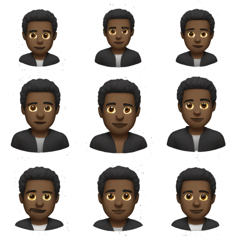 black men emoji