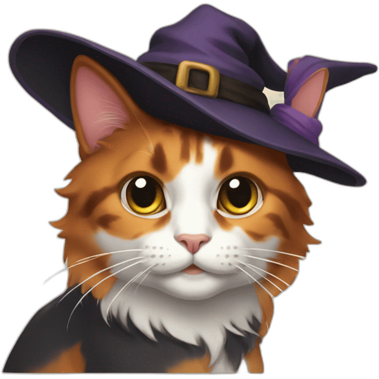 witch calico cat emoji