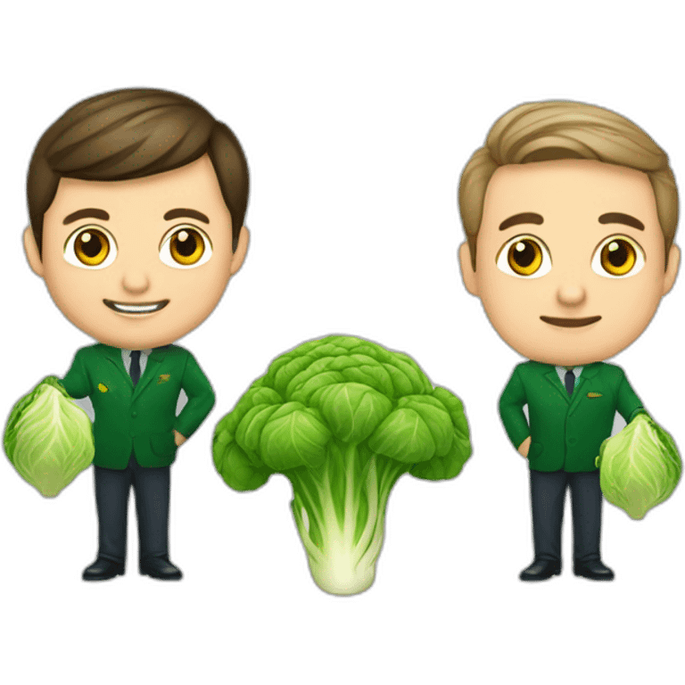 Zelensky and cabbage emoji