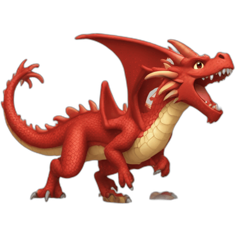 dragon rojo emoji