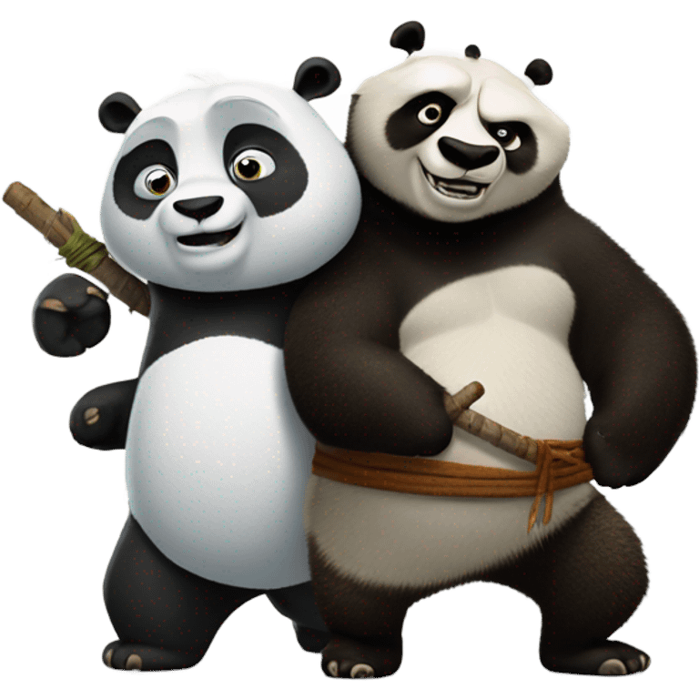 Ice age and kungfu panda emoji