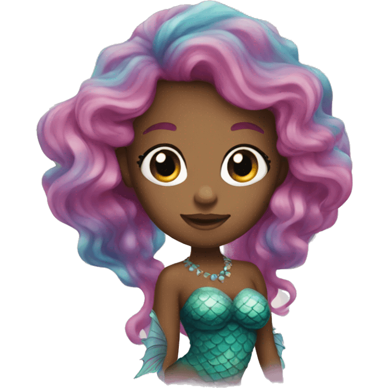 pretty mermaid  emoji