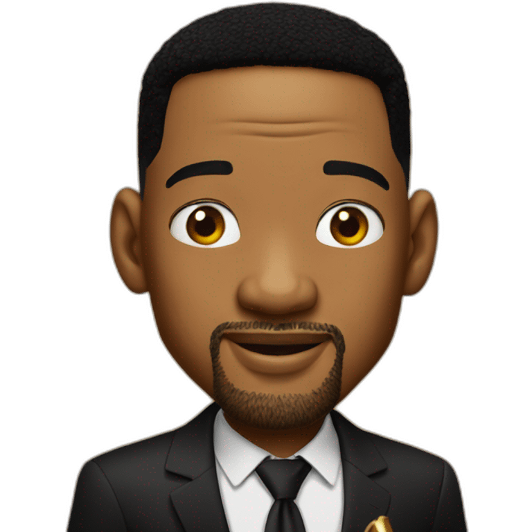 Will Smith avec un Oscar emoji